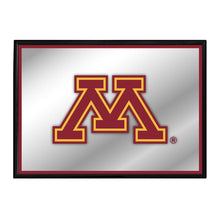 Load image into Gallery viewer, Minnesota Golden Gophers: Framed Mirrored Wall Sign - The Fan-Brand