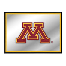 Load image into Gallery viewer, Minnesota Golden Gophers: Framed Mirrored Wall Sign - The Fan-Brand