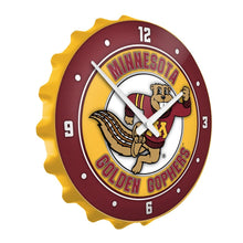 Load image into Gallery viewer, Minnesota Golden Gophers: Goldy - Bottle Cap Wall Clock - The Fan-Brand