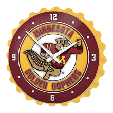 Load image into Gallery viewer, Minnesota Golden Gophers: Goldy - Bottle Cap Wall Clock - The Fan-Brand