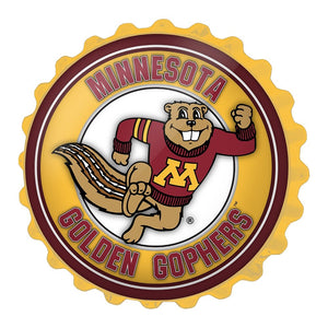 Minnesota Golden Gophers: Goldy - Bottle Cap Wall Sign - The Fan-Brand