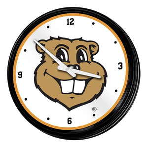 Minnesota Golden Gophers: Goldy - Retro Lighted Wall Clock - The Fan-Brand