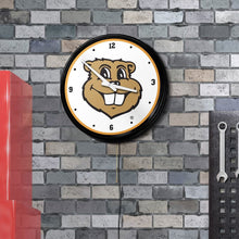 Load image into Gallery viewer, Minnesota Golden Gophers: Goldy - Retro Lighted Wall Clock - The Fan-Brand
