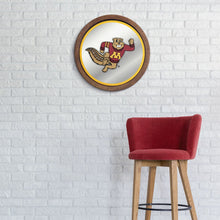 Load image into Gallery viewer, Minnesota Golden Gophers: Mascot - &quot;Faux&quot; Barrel Top Mirrored Wall Sign - The Fan-Brand