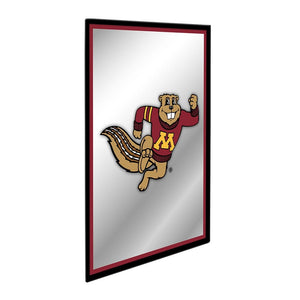 Minnesota Golden Gophers: Mascot - Framed Mirrored Wall Sign - The Fan-Brand