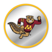 Load image into Gallery viewer, Minnesota Golden Gophers: Mascot - Modern Disc Mirrored Wall Sign - The Fan-Brand