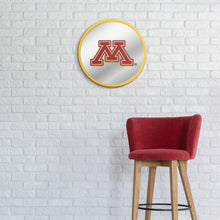 Load image into Gallery viewer, Minnesota Golden Gophers: Modern Disc Mirrored Wall Sign - The Fan-Brand