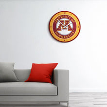 Load image into Gallery viewer, Minnesota Golden Gophers: Modern Disc Wall Clock - The Fan-Brand