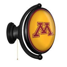 Load image into Gallery viewer, Minnesota Golden Gophers: Original Oval Rotating Lighted Wall Sign - The Fan-Brand