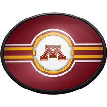 Load image into Gallery viewer, Minnesota Golden Gophers: Oval Slimline Lighted Wall Signs - The Fan-Brand