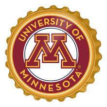 Load image into Gallery viewer, Minnesota Golden Gophers: Round Bottle Cap Wall Sign - The Fan-Brand