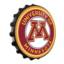 Load image into Gallery viewer, Minnesota Golden Gophers: Round Bottle Cap Wall Sign - The Fan-Brand