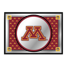 Load image into Gallery viewer, Minnesota Golden Gophers: Team Spirit - Framed Mirrored Wall Sign - The Fan-Brand