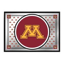 Load image into Gallery viewer, Minnesota Golden Gophers: Team Spirit - Framed Mirrored Wall Sign - The Fan-Brand