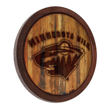 Load image into Gallery viewer, Minnesota Wild: Branded &quot;Faux&quot; Barrel Top Sign - The Fan-Brand