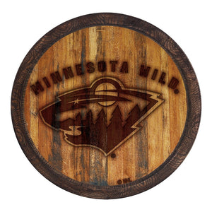 Minnesota Wild: Branded "Faux" Barrel Top Sign - The Fan-Brand