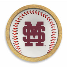 Load image into Gallery viewer, Mississippi State Bulldogs: Baseball - &quot;Faux&quot; Barrel Top Wall Sign - The Fan-Brand