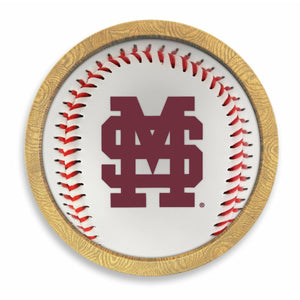 Mississippi State Bulldogs: Baseball - "Faux" Barrel Top Wall Sign - The Fan-Brand