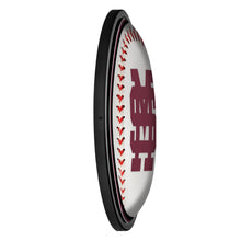 Load image into Gallery viewer, Mississippi State Bulldogs: Baseball - Round Slimline Lighted Wall Sign - The Fan-Brand