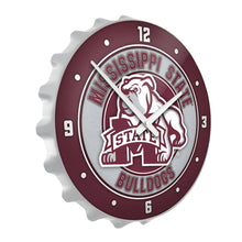 Load image into Gallery viewer, Mississippi State Bulldogs: Mascot - Bottle Cap Wall Clock - The Fan-Brand
