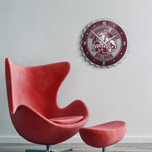 Load image into Gallery viewer, Mississippi State Bulldogs: Mascot - Bottle Cap Wall Clock - The Fan-Brand