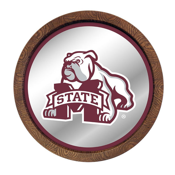 Mississippi State Bulldogs: Mascot - Mirrored Barrel Top Mirrored Wall Sign - The Fan-Brand