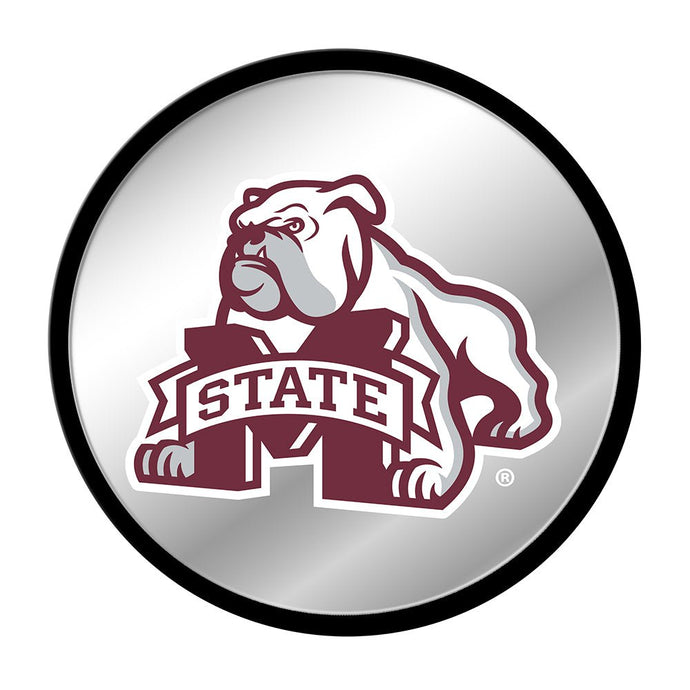 Mississippi State Bulldogs: Mascot - Modern Disc Mirrored Wall Sign - The Fan-Brand