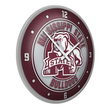 Load image into Gallery viewer, Mississippi State Bulldogs: Mascot - Modern Disc Wall Clock - The Fan-Brand