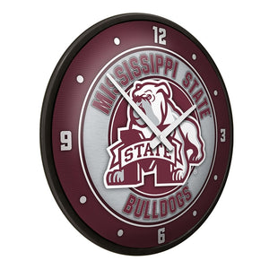 Mississippi State Bulldogs: Mascot - Modern Disc Wall Clock - The Fan-Brand