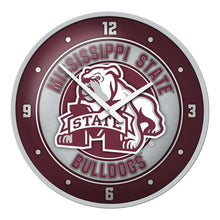 Load image into Gallery viewer, Mississippi State Bulldogs: Mascot - Modern Disc Wall Clock - The Fan-Brand