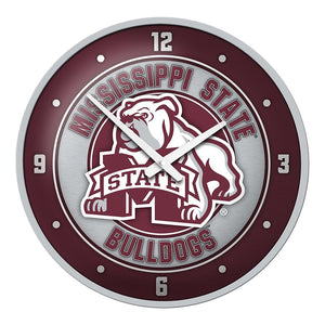 Mississippi State Bulldogs: Mascot - Modern Disc Wall Clock - The Fan-Brand
