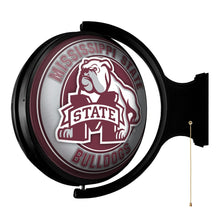 Load image into Gallery viewer, Mississippi State Bulldogs: Mascot - Original Round Rotating Lighted Wall Sign - The Fan-Brand