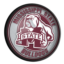 Load image into Gallery viewer, Mississippi State Bulldogs: Mascot - Round Slimline Lighted Wall Sign - The Fan-Brand