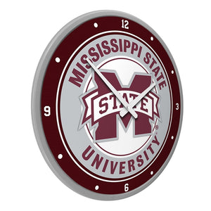 Mississippi State Bulldogs: Modern Disc Wall Clock - The Fan-Brand