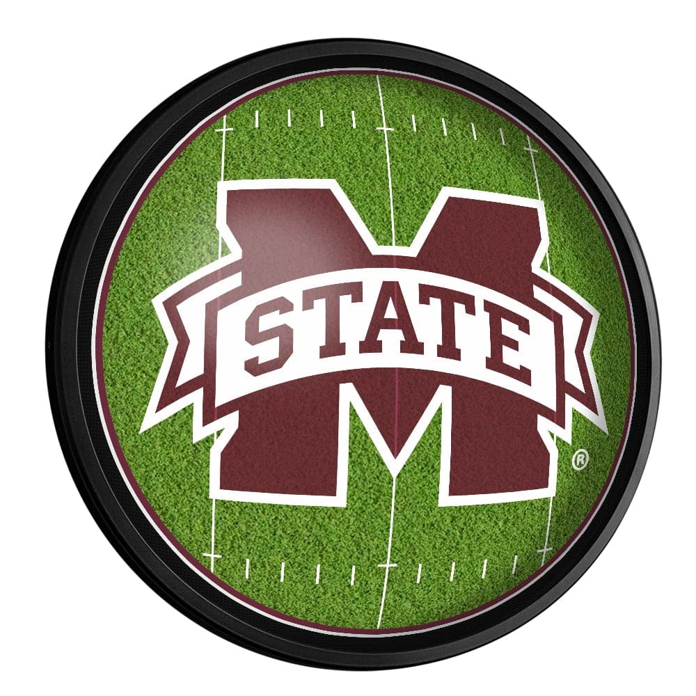 Mississippi State Bulldogs: On the 50 - Slimline Lighted Wall Sign - The Fan-Brand