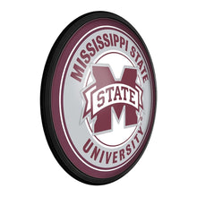 Load image into Gallery viewer, Mississippi State Bulldogs: Round Slimline Lighted Wall Sign - The Fan-Brand