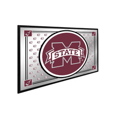 Load image into Gallery viewer, Mississippi State Bulldogs: Team Spirit - Framed Mirrored Wall Sign - The Fan-Brand