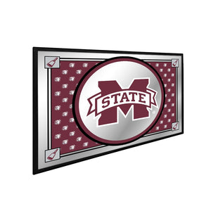 Mississippi State Bulldogs: Team Spirit - Framed Mirrored Wall Sign - The Fan-Brand