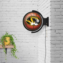 Load image into Gallery viewer, Missouri Tigers: Basketball - Original Round Rotating Lighted Wall Sign - The Fan-Brand