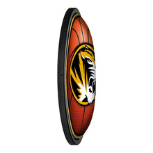 Load image into Gallery viewer, Missouri Tigers: Basketball - Round Slimline Lighted Wall Sign - The Fan-Brand