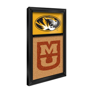 Missouri Tigers: Dual Logos - Cork Note Board - The Fan-Brand