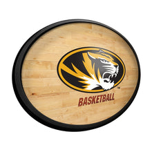 Load image into Gallery viewer, Missouri Tigers: Hardwood - Oval Slimline Lighted Wall Sign - The Fan-Brand