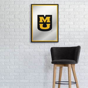 Missouri Tigers: MU - Framed Mirrored Wall Sign - The Fan-Brand