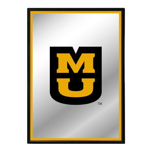 Missouri Tigers: MU - Framed Mirrored Wall Sign - The Fan-Brand