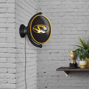 Missouri Tigers: Original Oval Rotating Lighted Wall Sign - The Fan-Brand