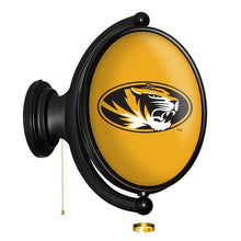 Load image into Gallery viewer, Missouri Tigers: Original Oval Rotating Lighted Wall Sign - The Fan-Brand