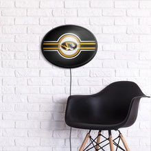 Load image into Gallery viewer, Missouri Tigers: Oval Slimline Lighted Wall Sign - The Fan-Brand