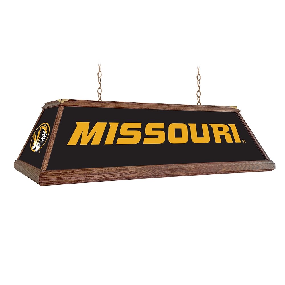 Missouri Tigers: Premium Wood Pool Table Light - The Fan-Brand