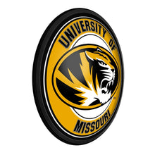 Load image into Gallery viewer, Missouri Tigers: Round Slimline Lighted Wall Sign - The Fan-Brand