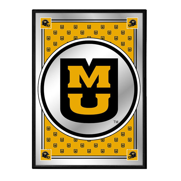 Missouri Tigers: Team Spirit, MU - Framed Mirrored Wall Sign - The Fan-Brand